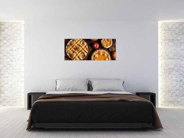 Obraz - Tekvicový koláč (120x50 cm)