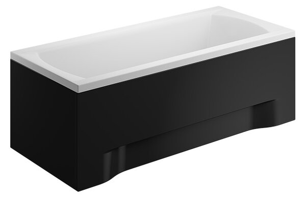 Polimat Akrylátová obdĺžniková vaňa Ines 160x75 (170x75, 180x80, 190x90) POLIMAT-Farba: Biela, POLIMAT-Rozmery: 160x75
