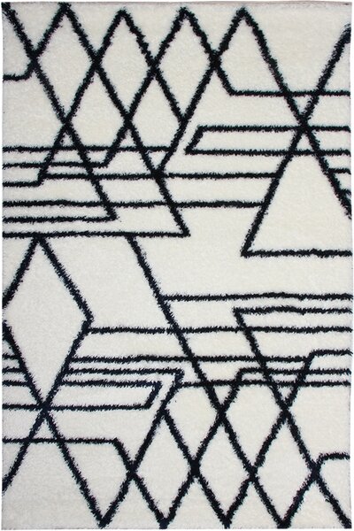 Koberec Boho 610 CREAM/NAVY BLUE rozmery koberec: 60x100 cm