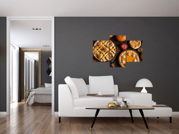 Obraz - Tekvicový koláč (90x60 cm)