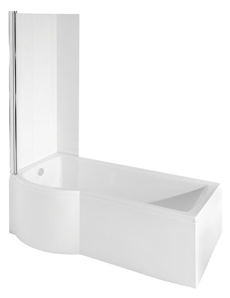 Besco Akrylátová atypická vaňa s vaňovou zástenou INSPIRO VK 150x70 (160x70, 170x70)