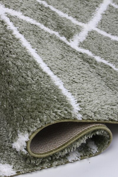 Koberec Boho 659 GREEN/CREAM rozmery koberec: 60x100 cm