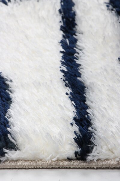 Koberec Boho 610 CREAM/NAVY BLUE rozmery koberec: 60x100 cm