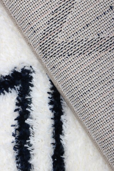 Koberec Boho 610 CREAM/NAVY BLUE rozmery koberec: 60x100 cm