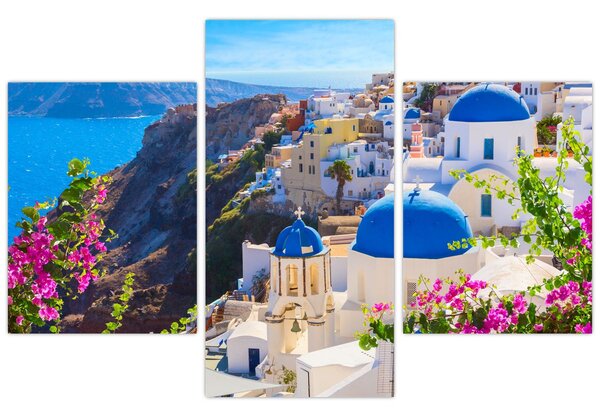 Obraz - Santorini, Grécko (90x60 cm)