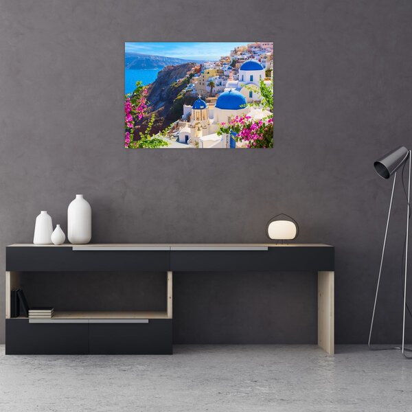 Obraz - Santorini, Grécko (70x50 cm)