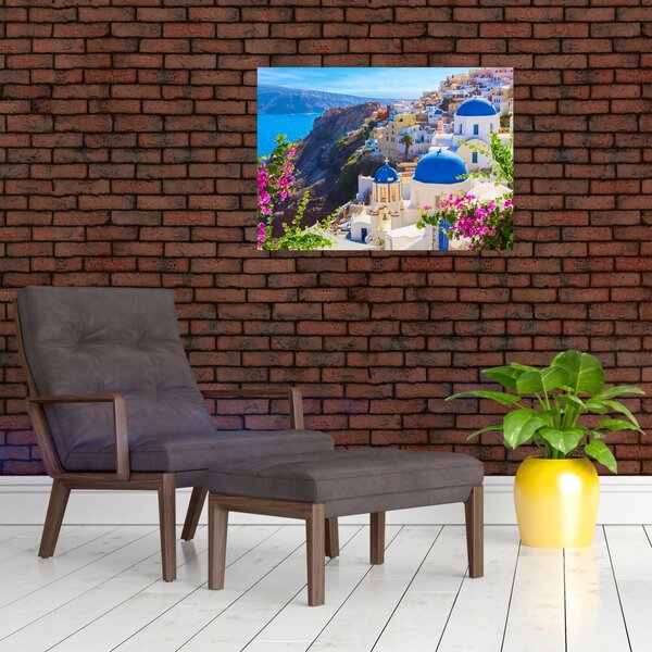 Obraz - Santorini, Grécko (70x50 cm)