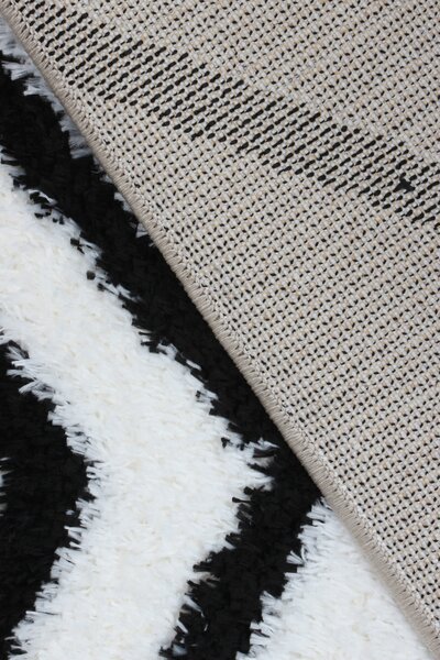 Koberec Boho 638 CREAM/BLACK rozmery koberec: 60x100 cm