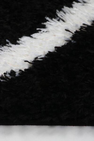 Koberec Boho 613 BLACK/CREAM rozmery koberec: 80x150 cm