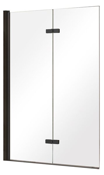 Besco Vaňová zástena LUMIX BLACK 100145 (100x145 cm | Transparent)