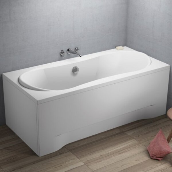 Polimat Akrylátová obdĺžniková vaňa Long 170x80 (180x80) POLIMAT-Farba: Biela, POLIMAT-Rozmery: 170x80