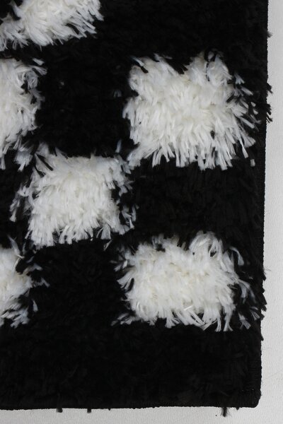 Koberec Boho 656 BLACK/CREAM rozmery koberec: 60x100 cm