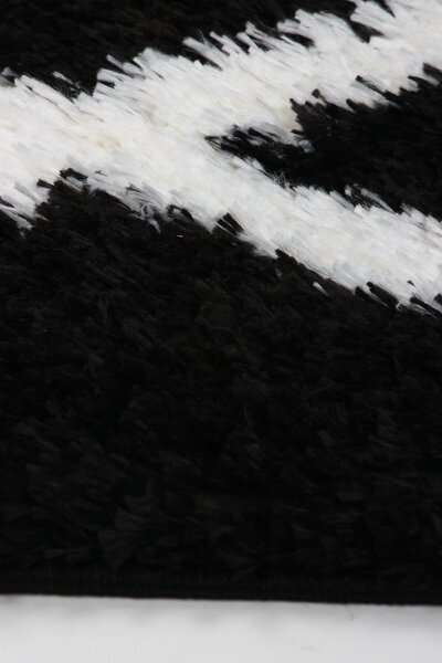 Koberec Boho 656 BLACK/CREAM rozmery koberec: 60x100 cm
