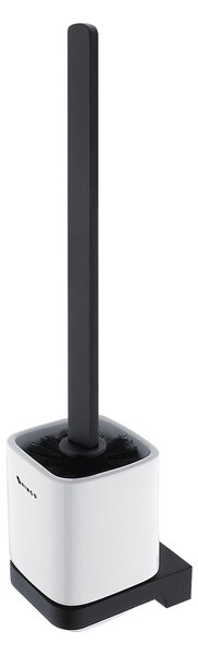 Nimco WC kefa s hranatou rukoväťou MAYA čierna - MAC 29094KN-HR-90