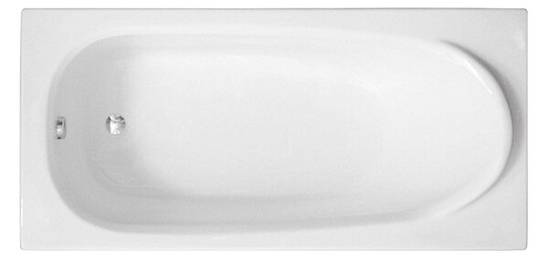 Polimat Akrylátová obdĺžniková vaňa Medium 160x75 (170x75, 190x80) POLIMAT-Farba: Biela, POLIMAT-Rozmery: 160x75