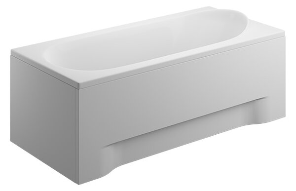Polimat Akrylátová obdĺžniková vaňa Medium 160x75 (170x75, 190x80) POLIMAT-Farba: Biela, POLIMAT-Rozmery: 160x75