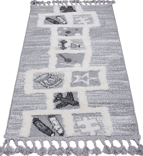 Koberec London 282 GREY rozmery koberec: 80x150 cm