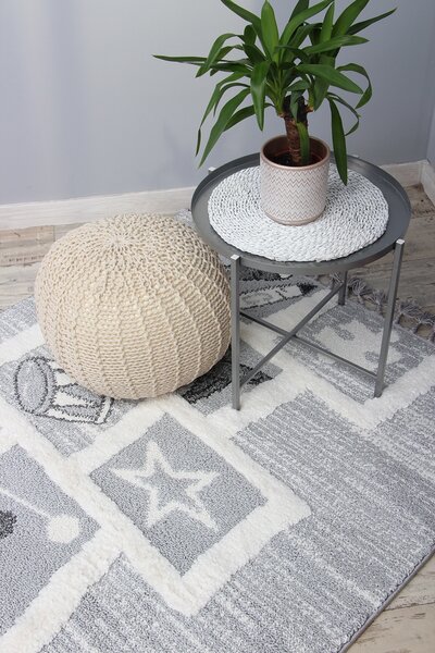 Koberec London 282 GREY rozmery koberec: 80x150 cm
