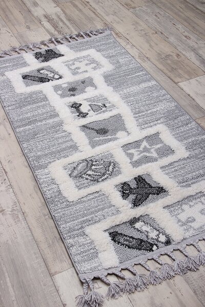 Koberec London 282 GREY rozmery koberec: 80x150 cm