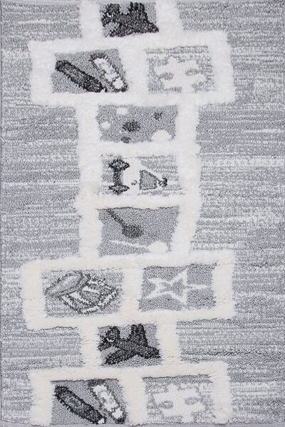 Koberec London 282 GREY rozmery koberec: 80x150 cm