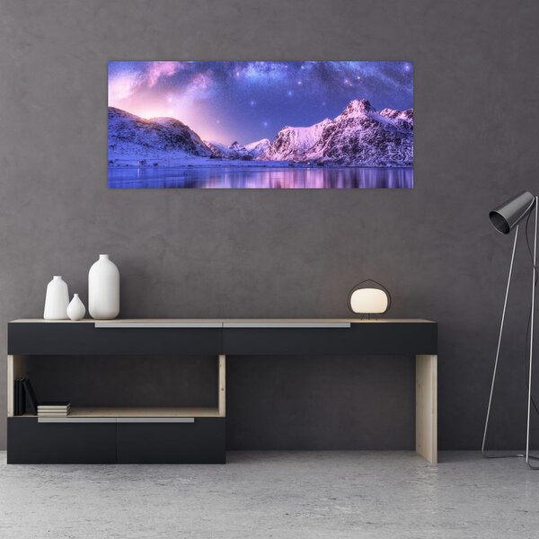 Obraz - Arktická krajina (120x50 cm)