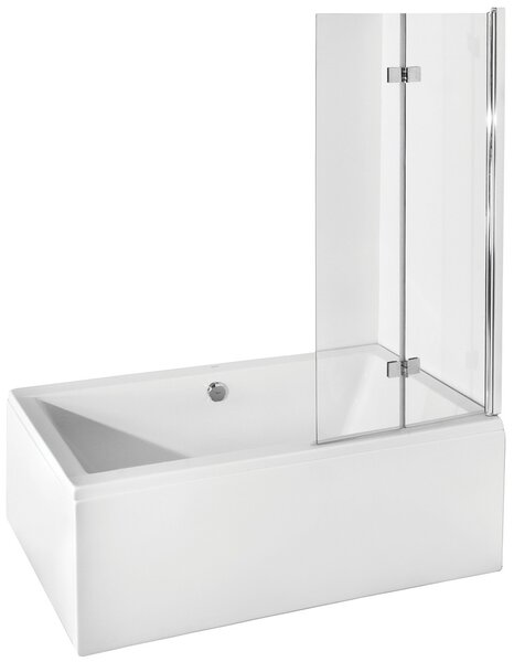 Besco Vaňová zástena PRESTIGIO 80150 (80x150 cm | Transparent)