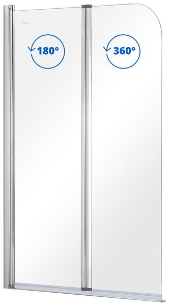 Besco Vaňová zástena PRIME 2 90140 (90x140 cm | Transparent)