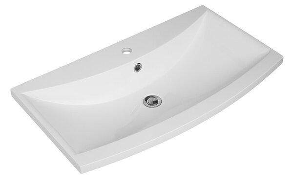 BPS-koupelny Nábytkové umývadlo z liateho mramoru UM-OHR 80 (80x45x17 cm)