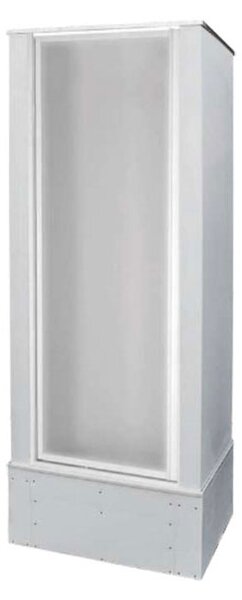 RR Machine Priemyselný sprchový box POLY NEW 80 W-VDK, KRÍDLOVÉ DVERE