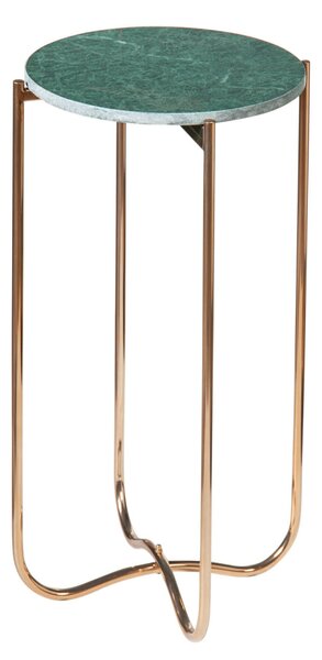 Odkladací stolík Tristen I 35 cm mramor zelený