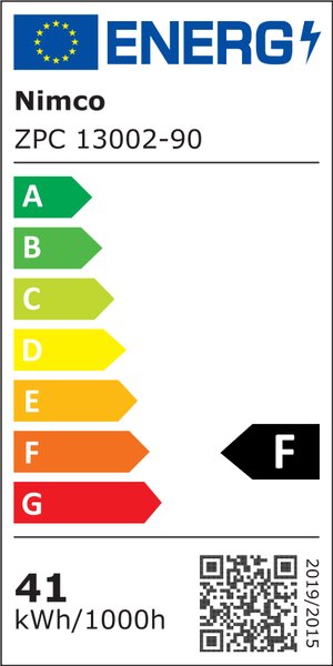 Nimco Čierne LED zrkadlo 600x800 - ZPC 13002-90