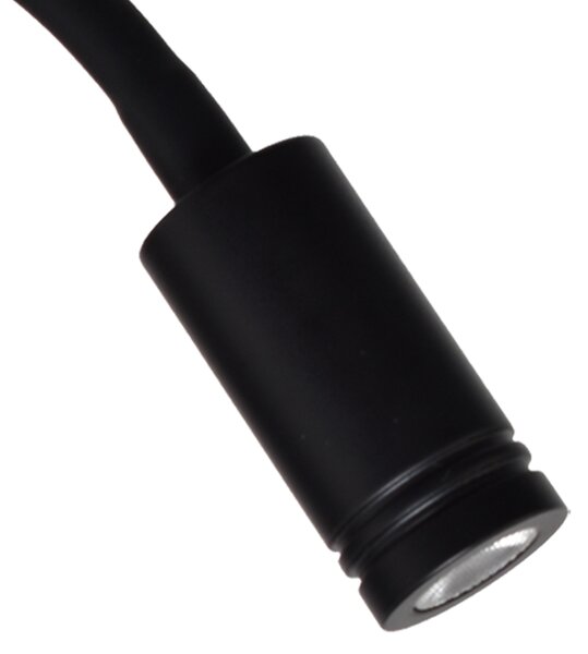 Nástenné LED svietidlo Base1, 1x LED 8+2w, 4000k, b, vypínač