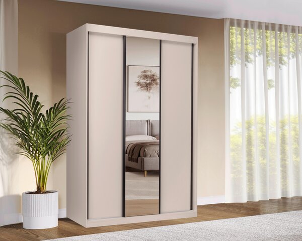 SKRIŇA S POSUVNÝMI DVERAMI, kašmírová, 150/215/59,5 cm P & B - Skrine, Online Only