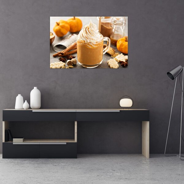 Obraz - Tekvicové latte (90x60 cm)