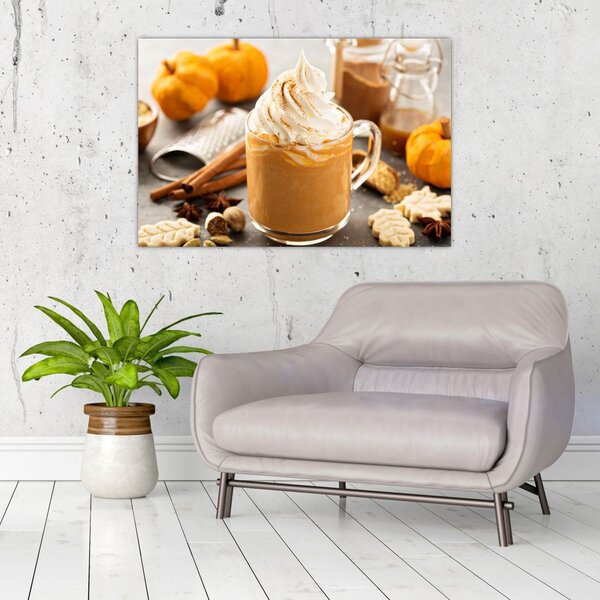 Obraz - Tekvicové latte (90x60 cm)
