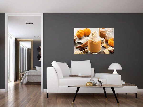 Obraz - Tekvicové latte (90x60 cm)