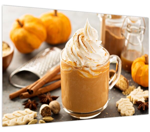 Obraz - Tekvicové latte (90x60 cm)