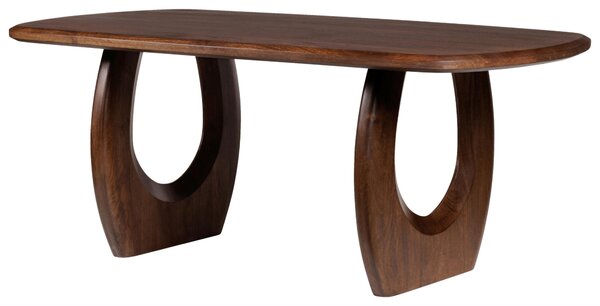 JEDÁLENSKÝ STÔL, mangové drevo, farba vlašského orecha, 200/76/100 cm Livetastic - Online Only jedálne, Online Only