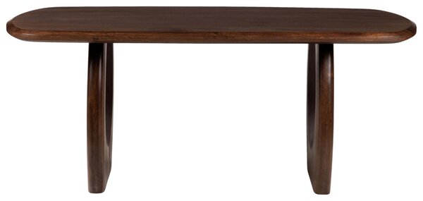 JEDÁLENSKÝ STÔL, mangové drevo, farba vlašského orecha, 200/76/100 cm Livetastic - Online Only jedálne, Online Only