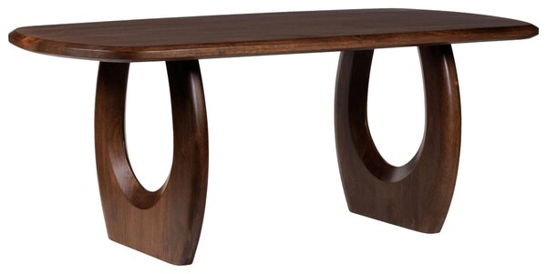JEDÁLENSKÝ STÔL, mangové drevo, farba vlašského orecha, 200/76/100 cm Livetastic - Online Only jedálne, Online Only
