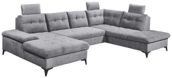 SEDACIA SÚPRAVA, textil, sivá MID.YOU - Sedačky, Online Only