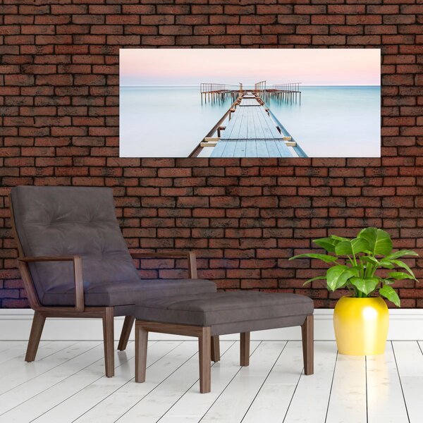 Obraz - Dlhé mólo (120x50 cm)