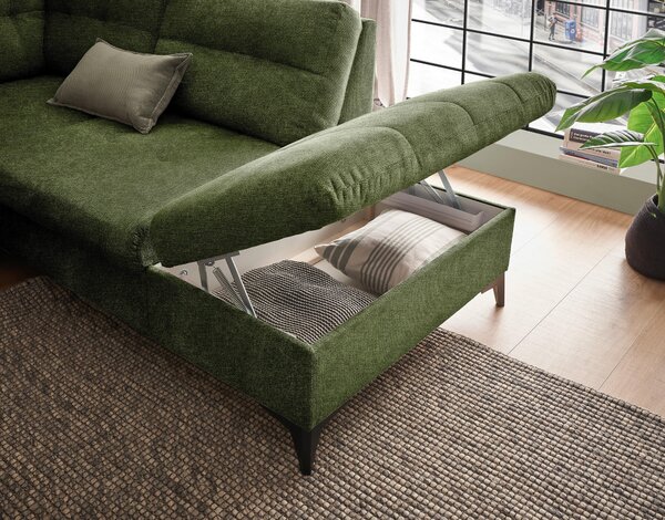 SEDACIA SÚPRAVA, textil, olivovozelená MID.YOU - Sedačky, Online Only