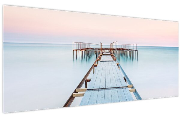 Obraz - Dlhé mólo (120x50 cm)