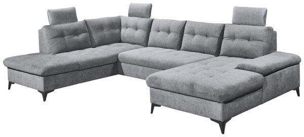 SEDACIA SÚPRAVA, textil, sivá MID.YOU - Sedačky, Online Only