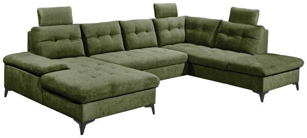 SEDACIA SÚPRAVA, textil, olivovozelená MID.YOU - Sedačky, Online Only