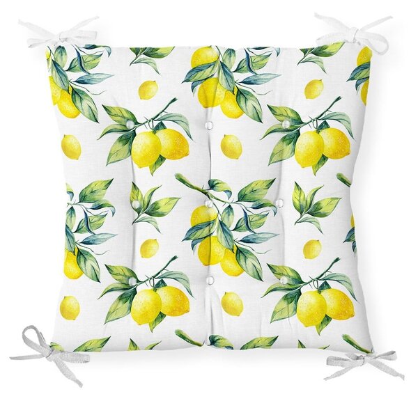 Sedák s prímesou bavlny Minimalist Cushion Covers Lemons, 40 x 40 cm