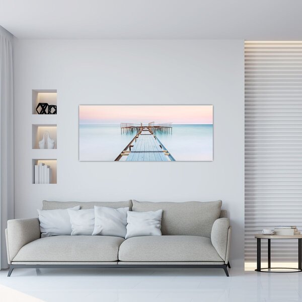 Obraz - Dlhé mólo (120x50 cm)
