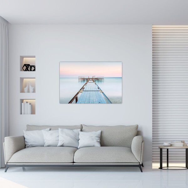 Obraz - Dlhé mólo (90x60 cm)
