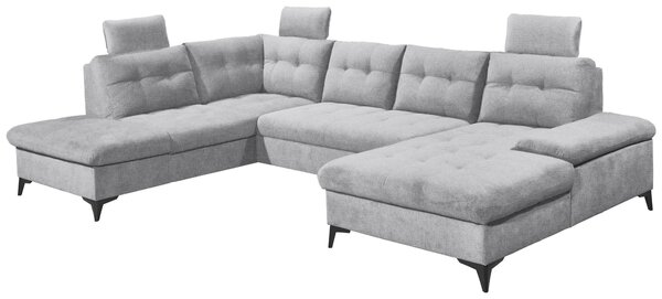 SEDACIA SÚPRAVA, textil, svetlosivá MID.YOU - Sedačky, Online Only